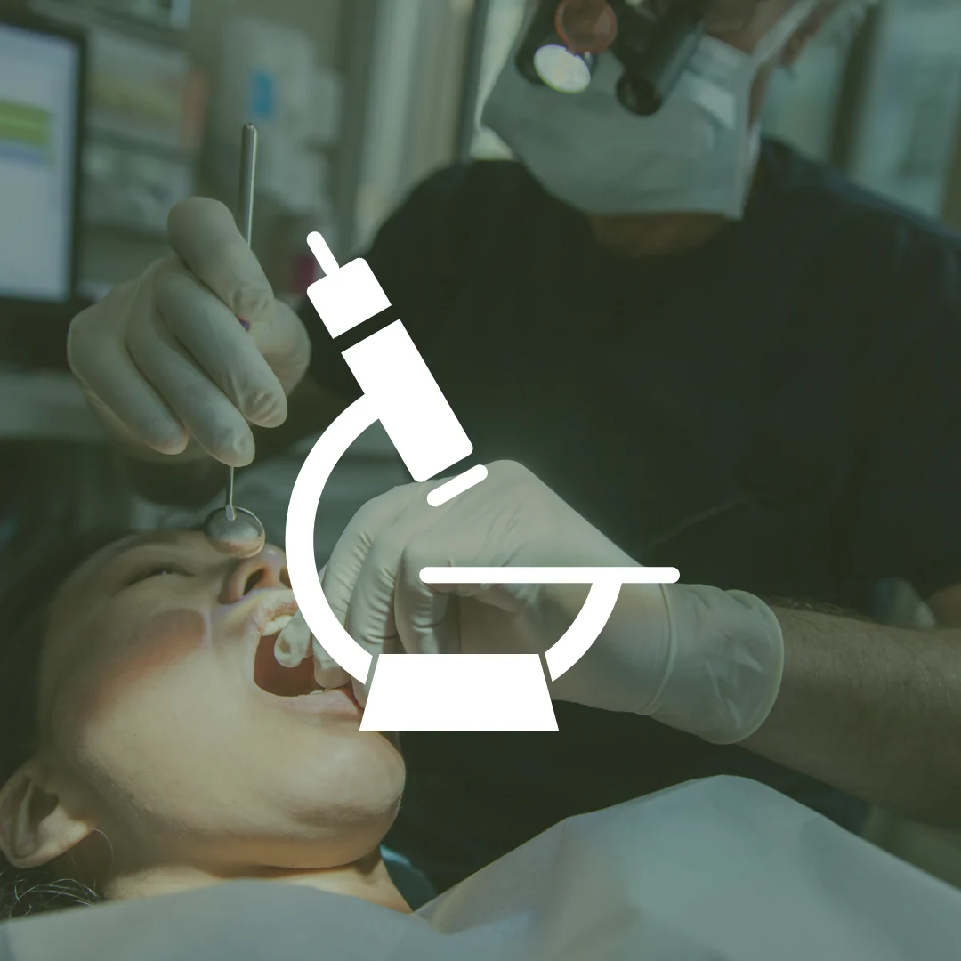 Illustration representing gum and oral health