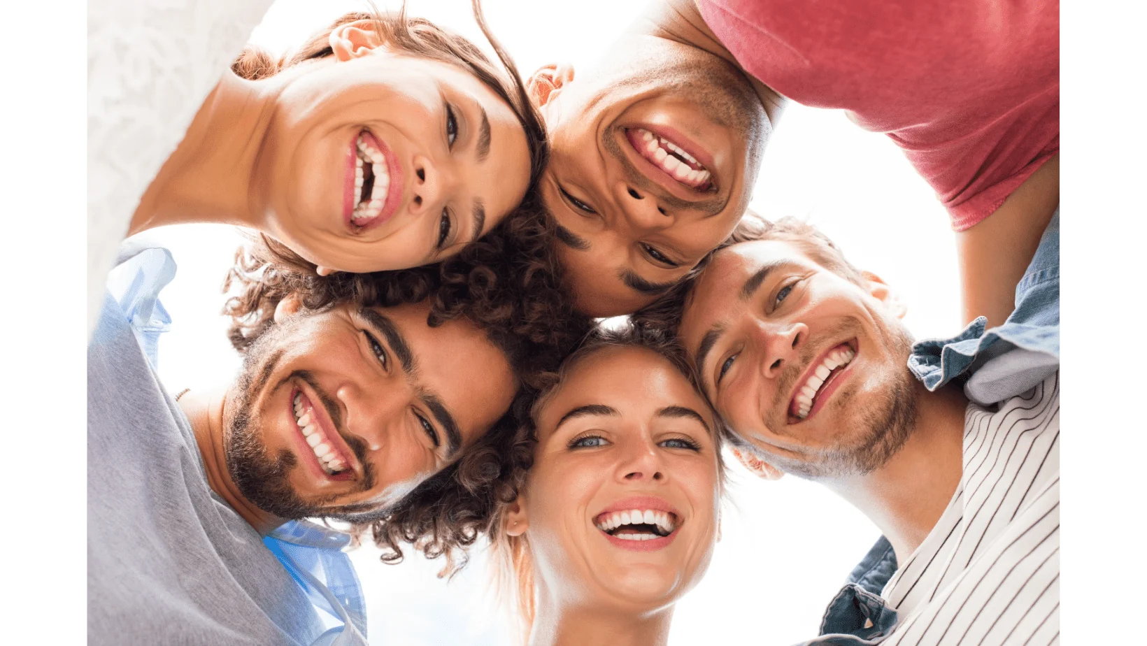 A group sharing a happy moment together