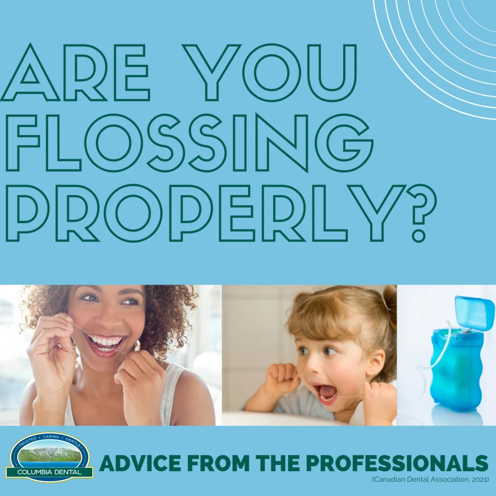 Oral-health tip 1 from Columbia Dental’s published website