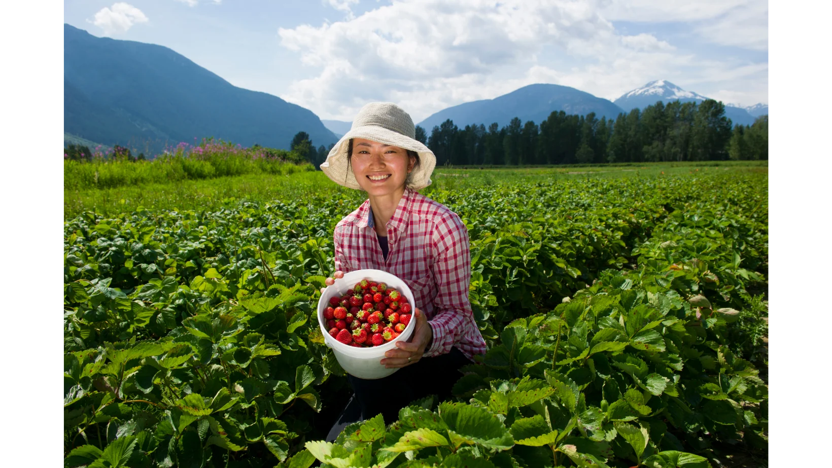A person enjoying time outdoors